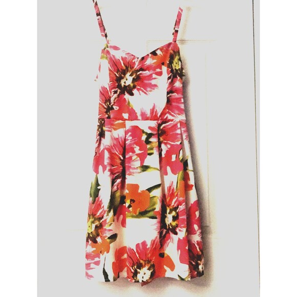 FOREVER 21 Dresses & Skirts - Forever 21 Dress Women's Medium White Floral Mini Sundress Sleeveless Spring